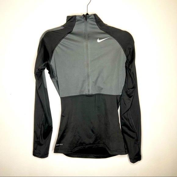 Nike Jackets & Blazers - Nike Pro Dri-Fit Half Zip Running Performance Long Sleeved Jacket. Size Small
